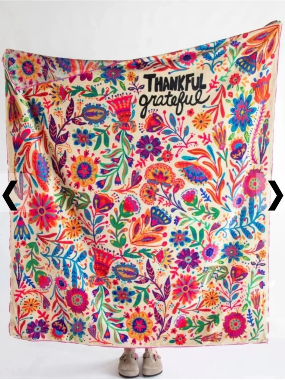 NATURAL LIFE fleece throw blanket